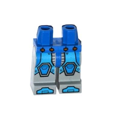 Minifigura csípő és lábak - mintás/matricás