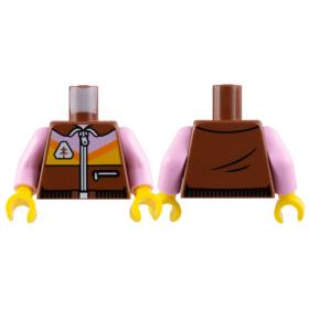 Figura felsőtest kezekkel - mintás/matricás™