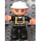 Duplo Lego Ville minifigura (tűzoltó)