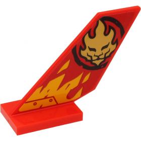 Jármű farok elem 2 x 4 x 6 - mintás/matricás™