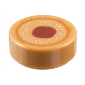 1 x 1 kerek csempe elem - mintás/matricás™