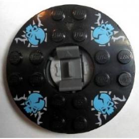 Forgótányér 6 x 6 (Ninjago Spinner) - mintás/matricás™