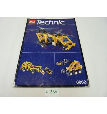 Lego Technic 8062 - CSAK ÖSSZERAKÁSI ÚTMUTATÓ
