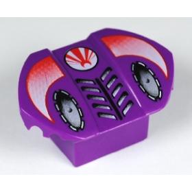 Autós elem 2 x 2 - mintás/matricás™