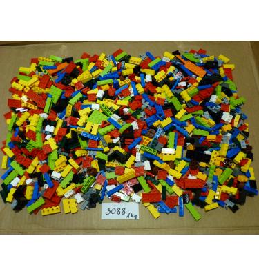 1 kg ömlesztett, vegyes ÚJ LEGO® alkatrész (3088)