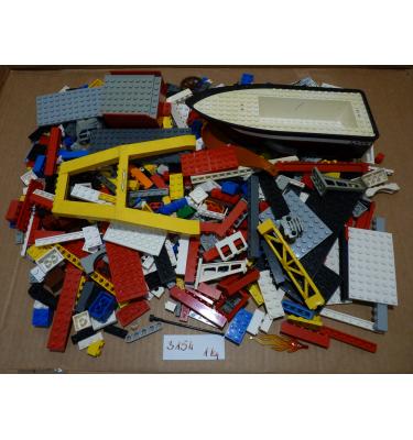 1 kg ömlesztett, vegyes használt LEGO® alkatrész (3154)