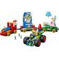 Toy Story ünnepi vonat és RC versenyautó
