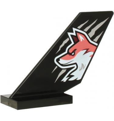 Jármű farok elem 2 x 4 x 6 - MINDKÉT OLDAL MINTÁS / MATRICÁS