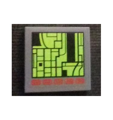 Csempe 2 x 2 - mintás/matricás