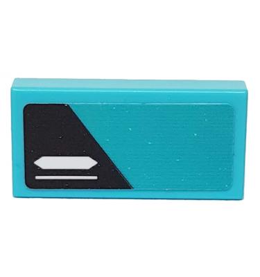 Csempe 1 x 2 - mintás/matricás