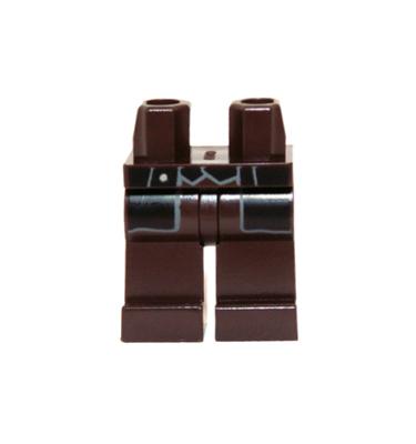 Minifigura csípő és lábak - mintás/matricás