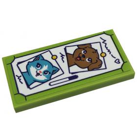 Csempe 2 x 4 - mintás/matricás™