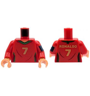 Figura felsőtest kezekkel - mintás/matricás