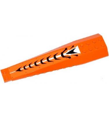 Lejtős elem 16 x 4 - mintás/matricás