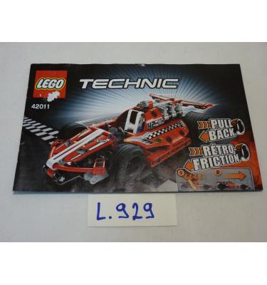 Lego Technic 42011 - CSAK ÖSSZERAKÁSI ÚTMUTATÓ!