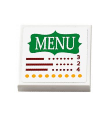 Csempe 2 x 2 - mintás/matricás