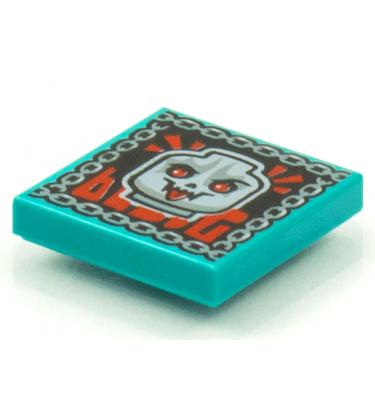 Csempe 2 x 2 - mintás/matricás