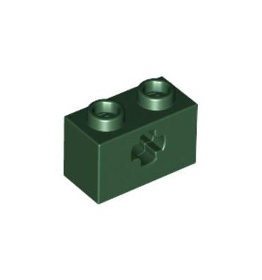 Technic kocka 1 x 2, tengelylyukkal