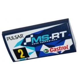 Lejtő, íves 2 x 4 x 2/3 - mintás/matricás™