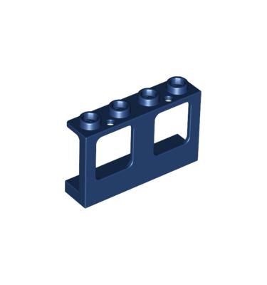 Ablak 1 x 4 x 2, üveg nélkül