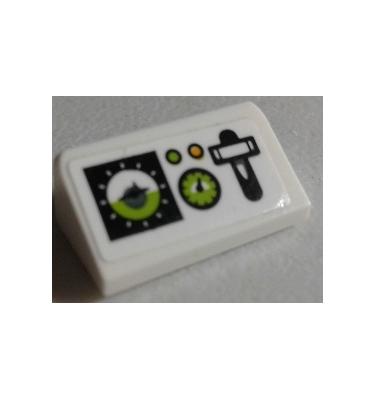 Lejtő 30° 1 x 2 x 2/3 - mintás/matricás