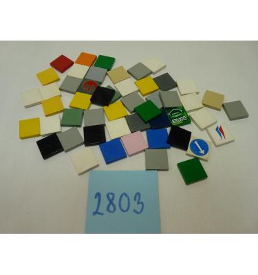 Lego 50 db-os 2x2 lapos csempe elem csomag 3068