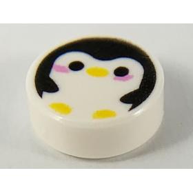 1 x 1 kerek csempe elem - mintás/matricás™