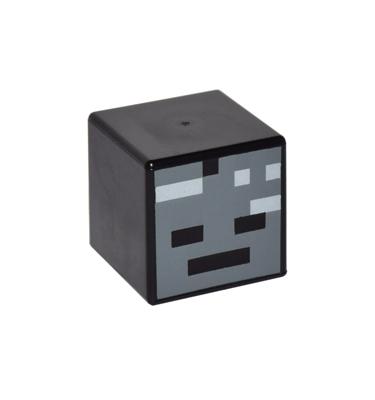 Minifigura fej - Minecraft Wither Skeleton