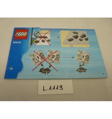 Lego City 60018 - CSAK ÖSSZERAKÁSI ÚTMUTATÓ!