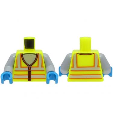 Figura felsőtest kezekkel - mintás/matricás