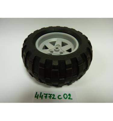 Kerék, 56mm D. x 34mm felni gumival