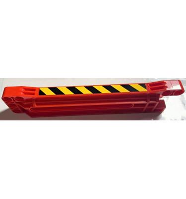 Technic, fogasléc ház 1 x 14 x 2 - mintás/matricás