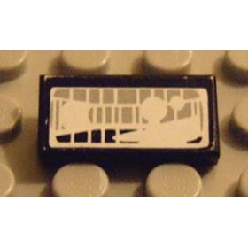 Csempe 1 x 2 - mintás/matricás™