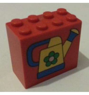 Kocka 2 x 4 x 3 - mintás/matricás