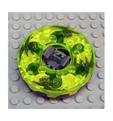 Forgótányér 6 x 6 (Ninjago Spinner) - mintás/matricás