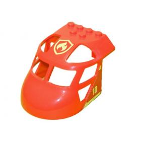 Repülőgép orr 6 x 8 x 4 - mintás/matricás™