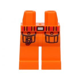 Minifigura láb - mintás/matricás™