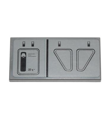 Csempe 2 x 4 - mintás/matricás