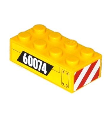 Kocka 2 x 4 - mintás/matricás