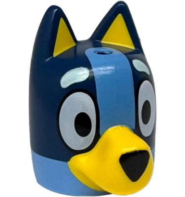 Minifigura fej, módosított - mintás/matricás