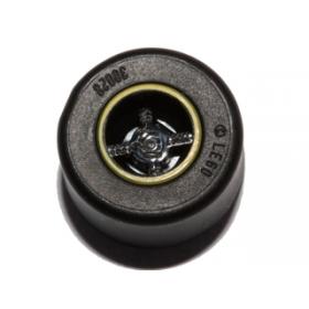 Kerék 8mm D. x 9mm fekete 14mm D. x 9mm gumival - mintás/matricás™