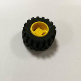 Kerék 11mm D. x 12mm, fekete gumiabronccsal Offset futófelülettel™