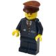 Lego City vonat kalauz figura cty505