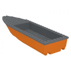 Csónak 28 x 8, sötétkékszürke tetővel™