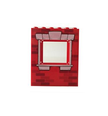 1 x 6 x 6 panel ablakkal - mintás/matricás