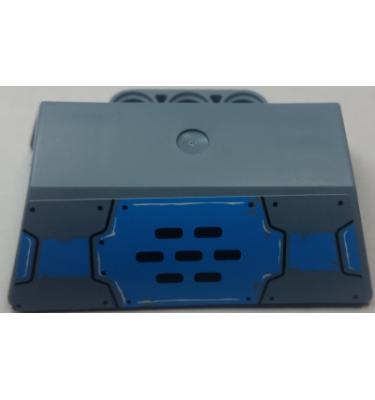 Technic panel / fél motorblokk - mintás/matricás