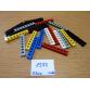 Technic elem 1x8 oldalán 7 lyukkal 3702 - 20 db