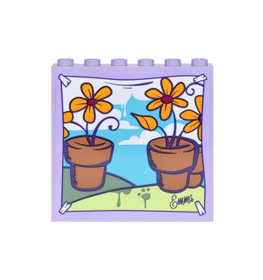 Panel 1 x 6 x 5 - mintás/matricás