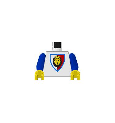 Figura felsőtest kezekkel - mintás/matricás