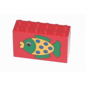 Kocka 2 x 6 x 3 - mintás/matricás™